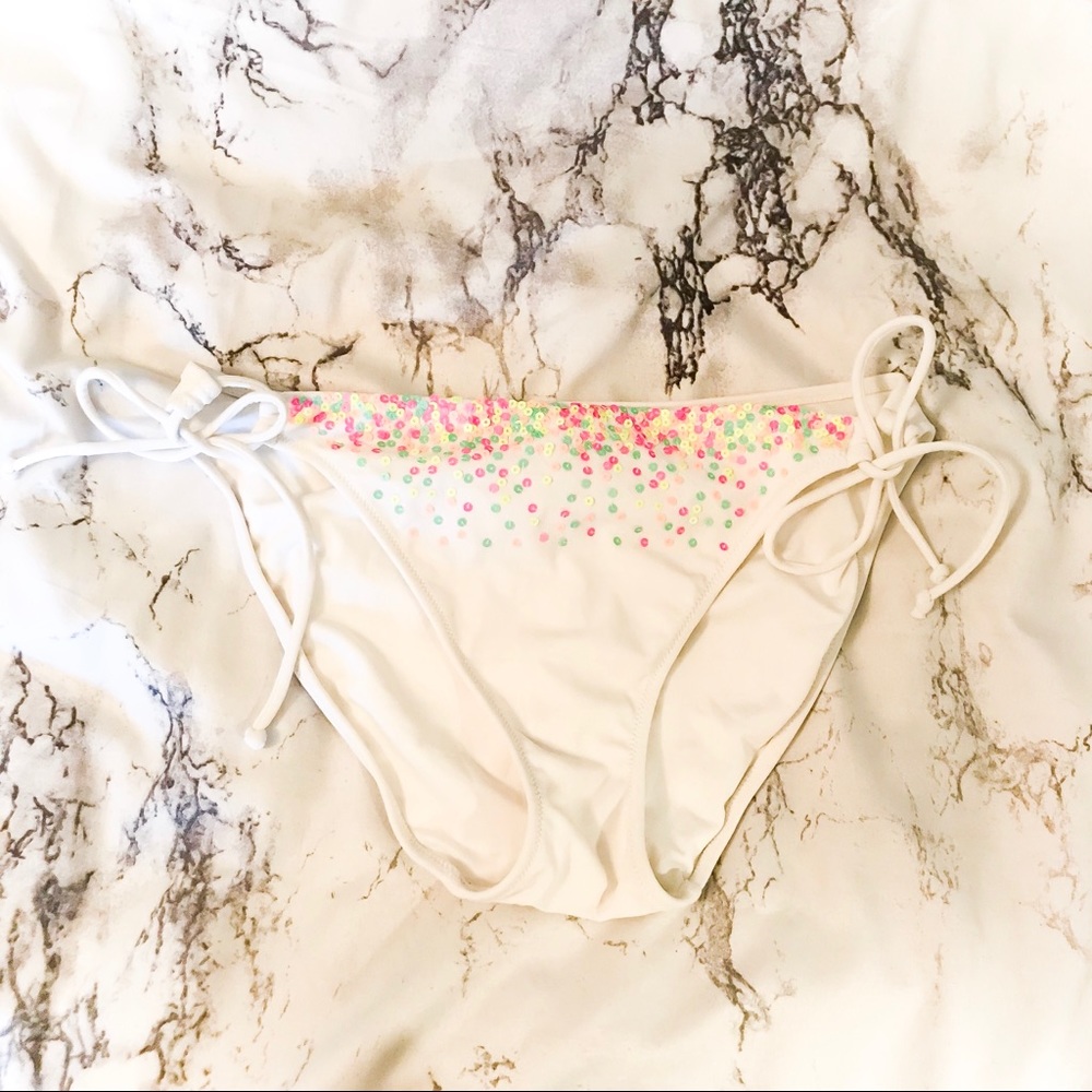 Sequin swim bottoms
